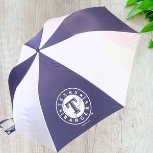 NEW Texas Rangers Baseball MLB Ball Park Sporty Folding Umbrella Storm Duds NWT